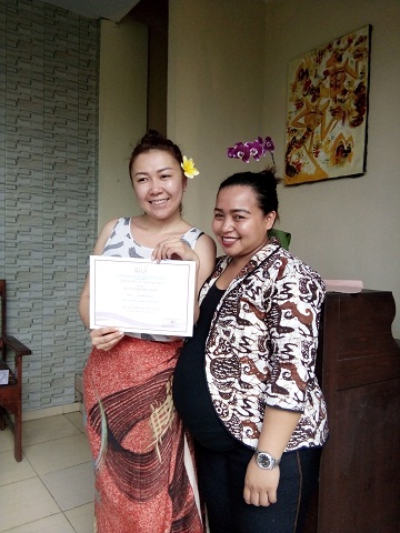 Reeva Bali Spa School Student